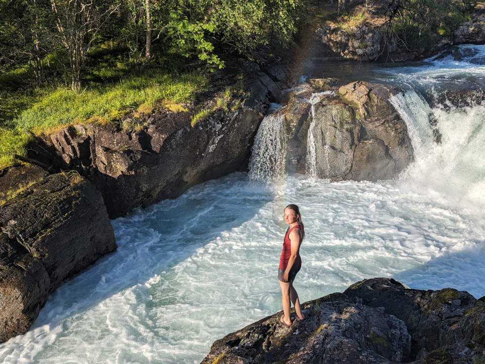 Scouting the Bygdelva river, Norway.