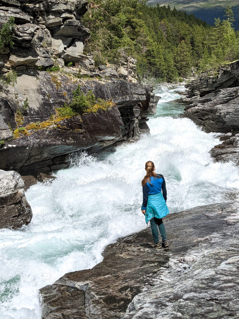 Hiking around the Lora river, Norway.