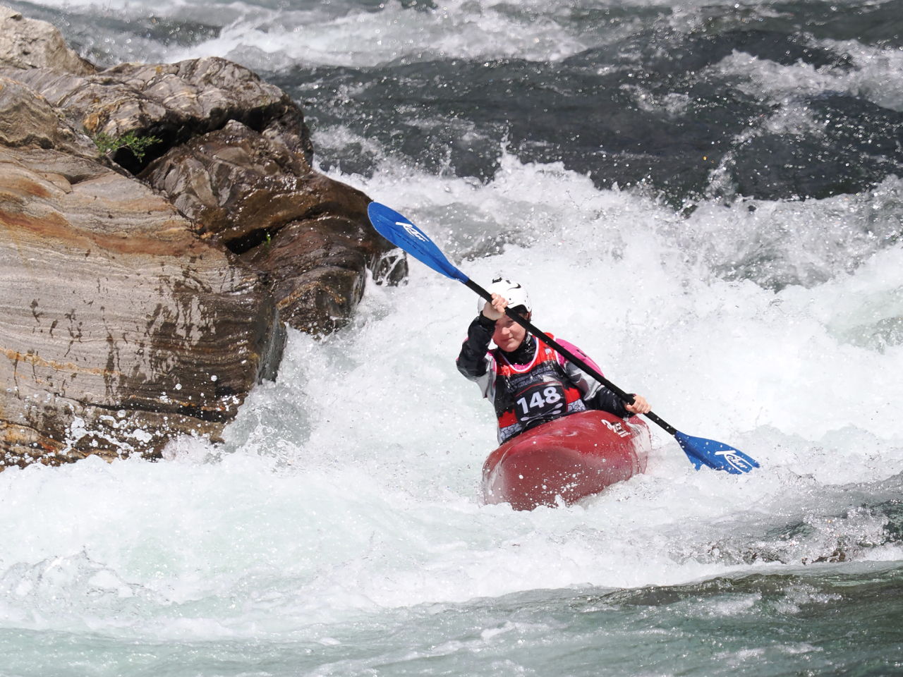 King of the Alps extreme kayak world championships qualification run