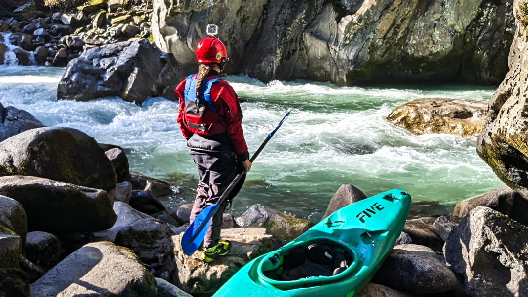 Wellerbrucke gorge, whitewater kayak.